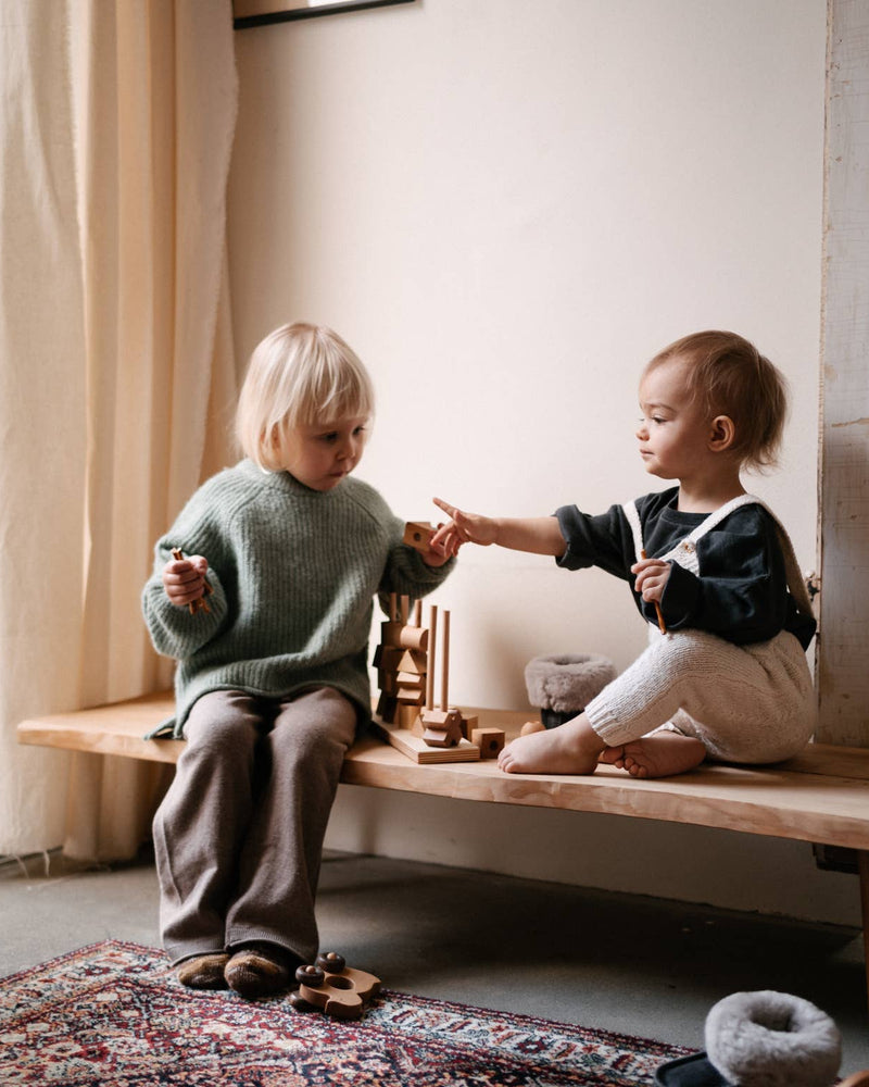 Stacking Montessori Toy Natural