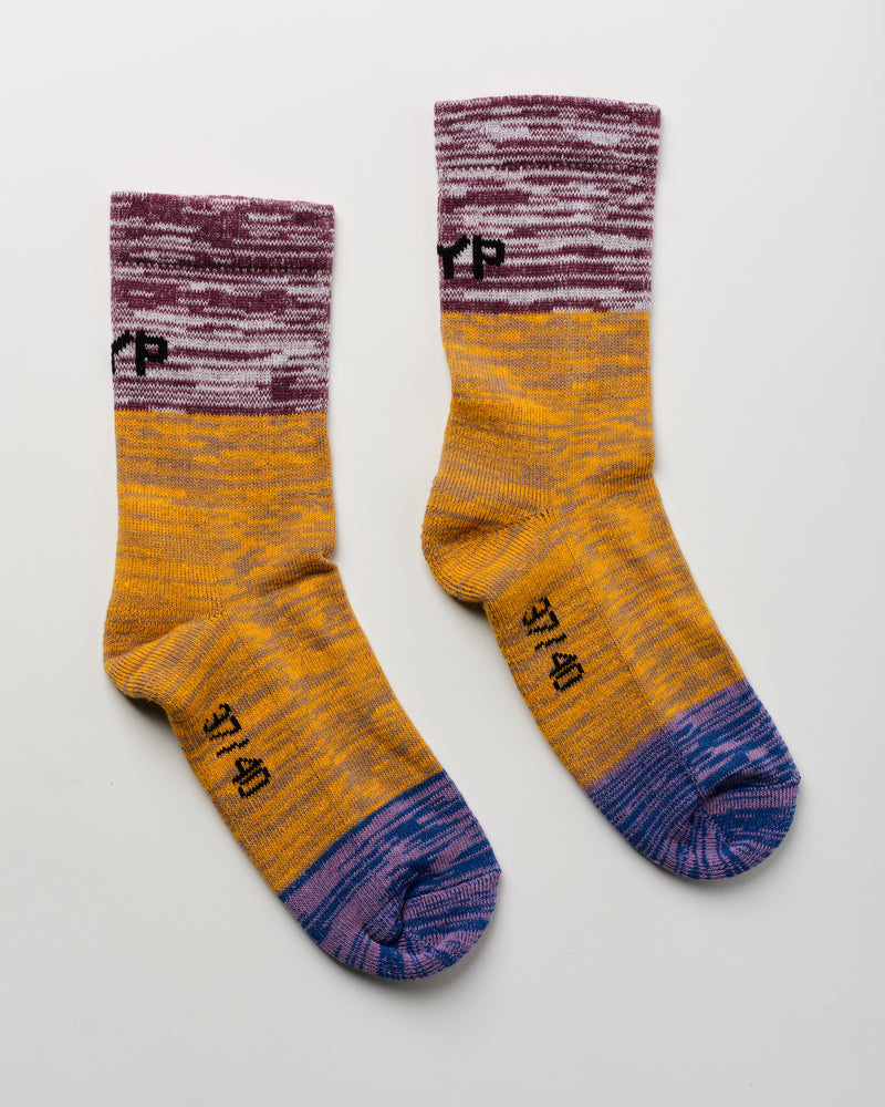 Socks - yellow/purple