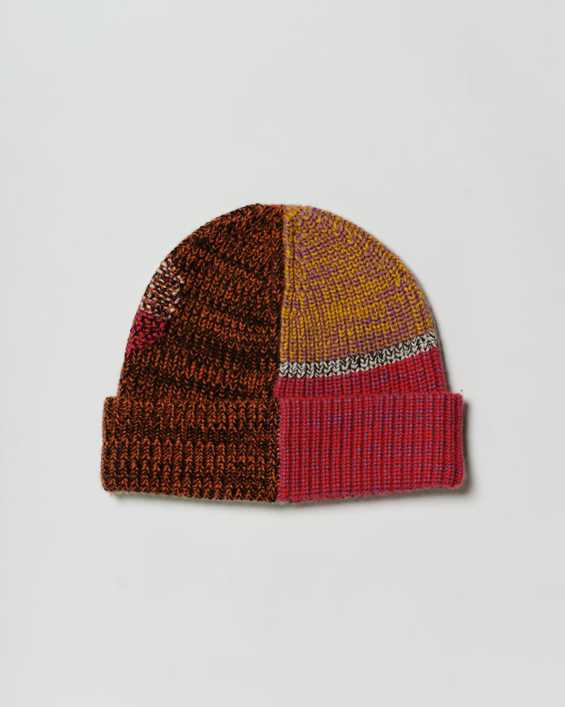 Kaja Beanie with Hand-Stitched Mending by Celia Pym