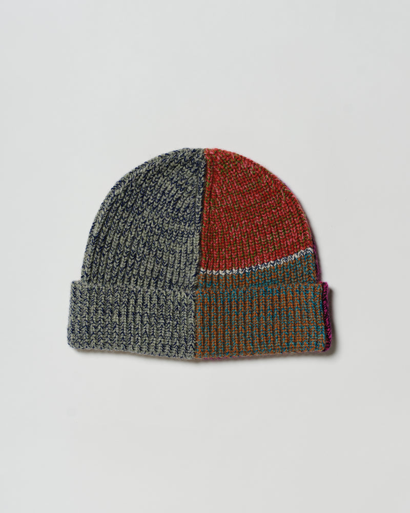 Kaja Beanie with Hand-Stitched Mending by Celia Pym