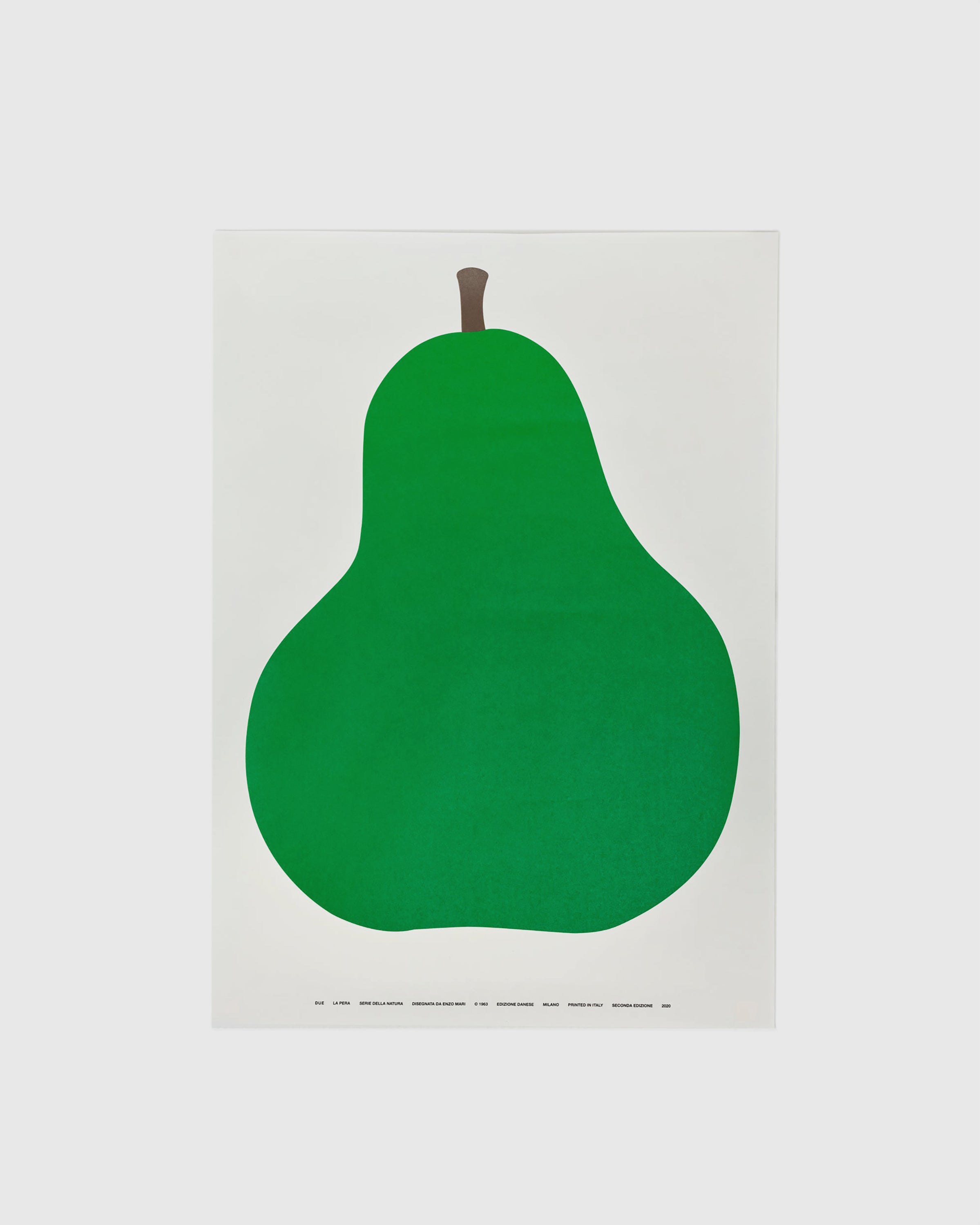 DANESE(ダネーゼ)DUE LA PERA 50×70cm Due La Pera by Enzo Mari – 50x70 – Hato Press