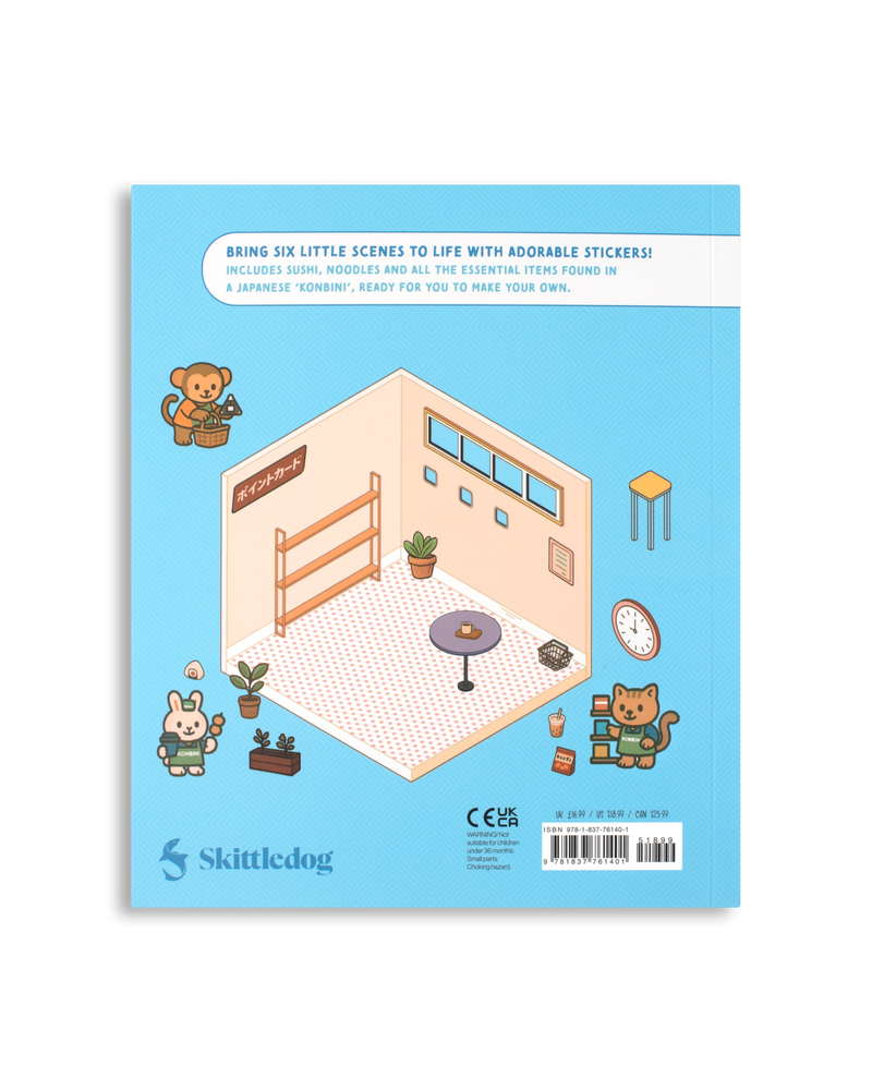 Cute 'n' Cozy Sticker Therapy: Convenience Stores (Cute 'n' Cozy Sticker Therapy Series)