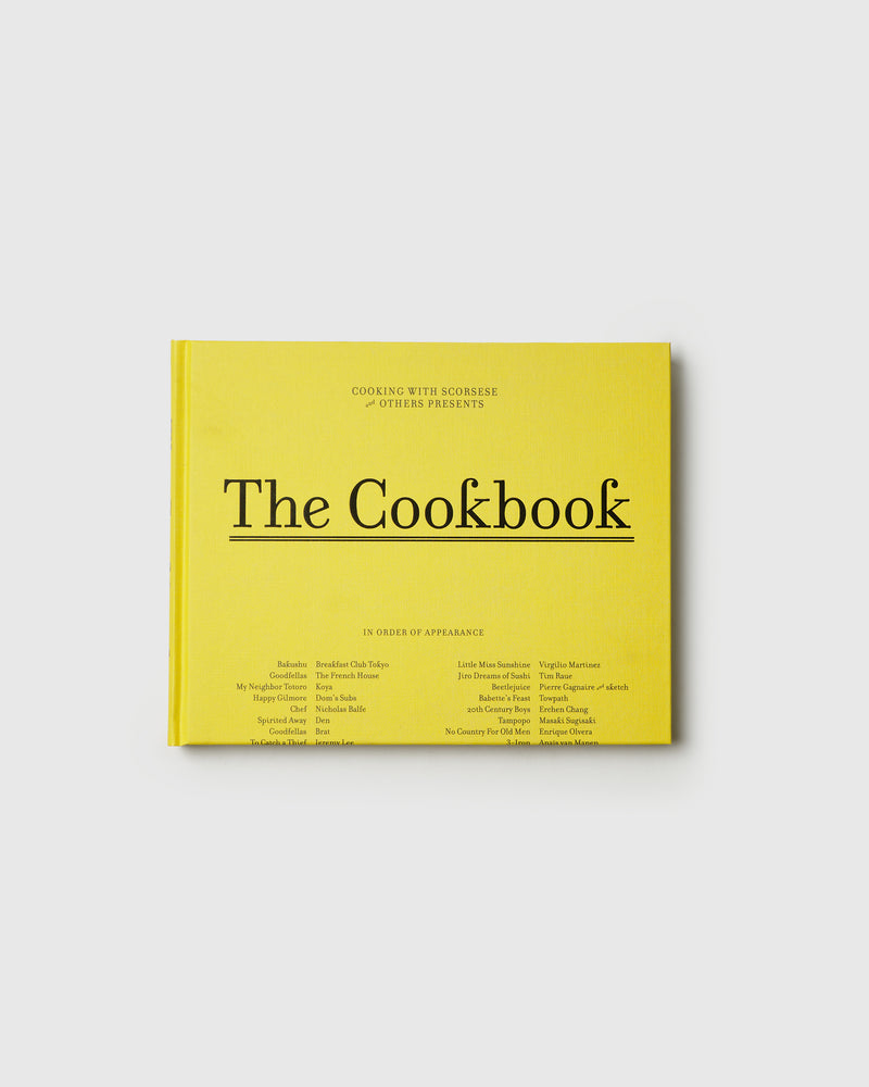 Cooking With Scorsese: The Cookbook