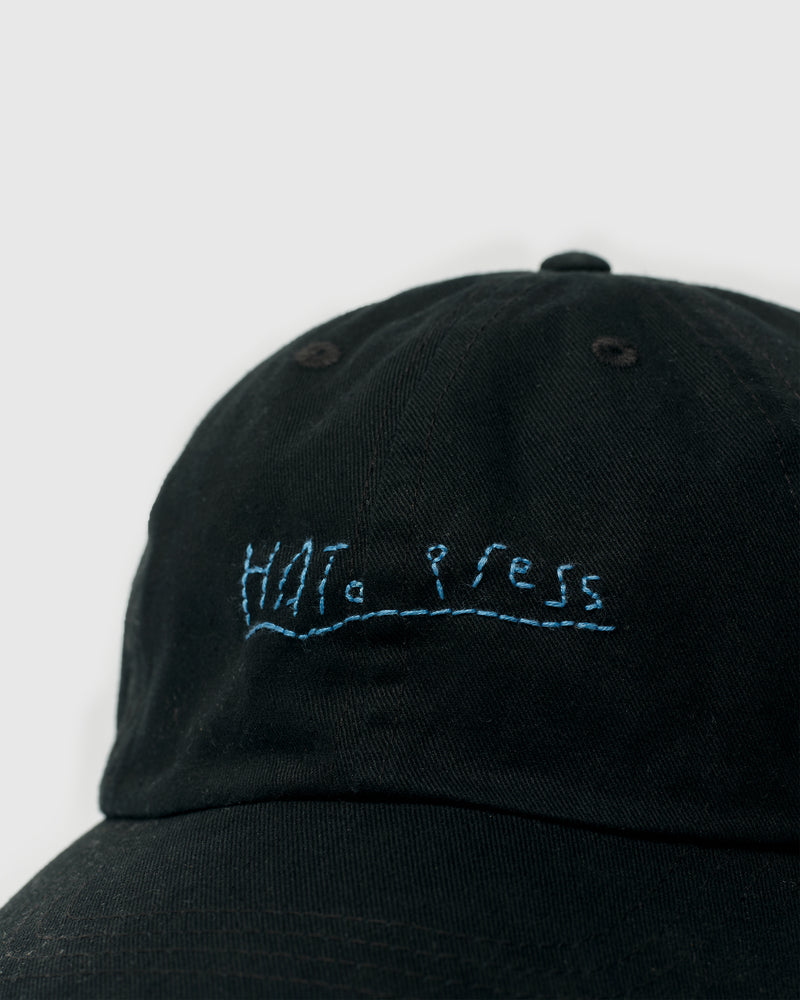 Hato Press x Lundi Embroidered Cap – Black - Second View