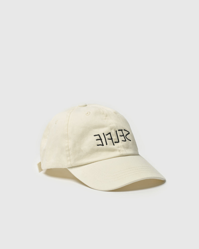 Selfie by Ken Kagami Adults Cap – Ecru