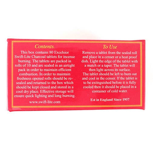 Excelsior Swift-Lite Charcoal Tablets