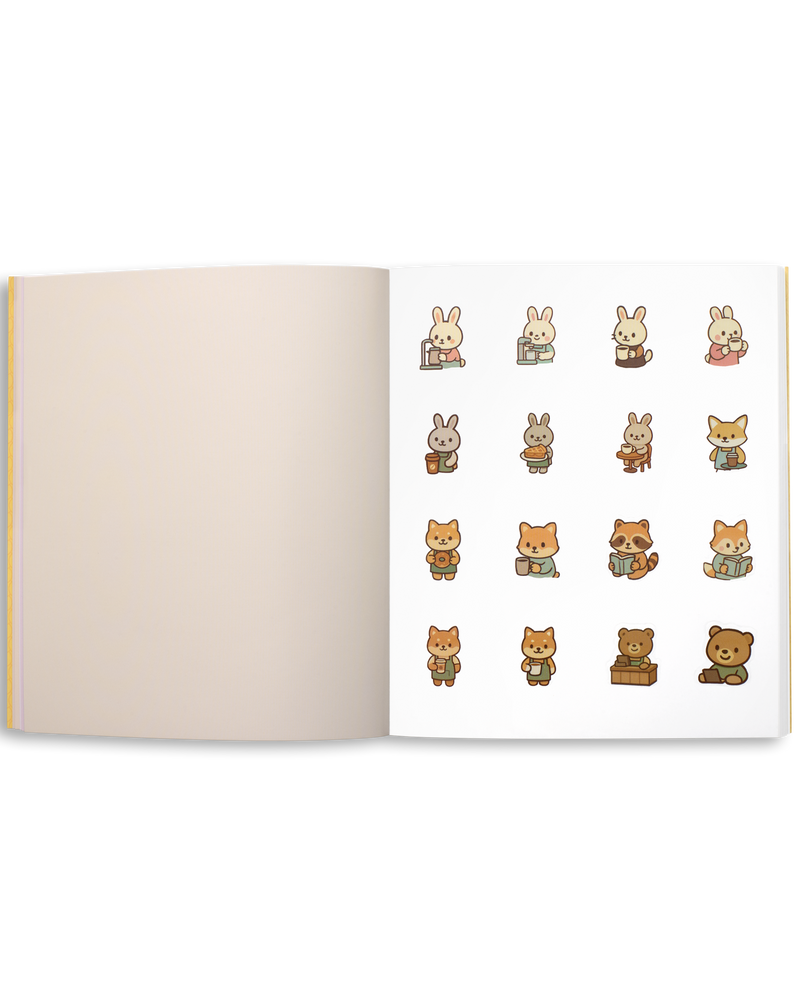 Cute 'n' Cozy Sticker Therapy: Coffee Shops (Cute 'n' Cozy Sticker Therapy Series)