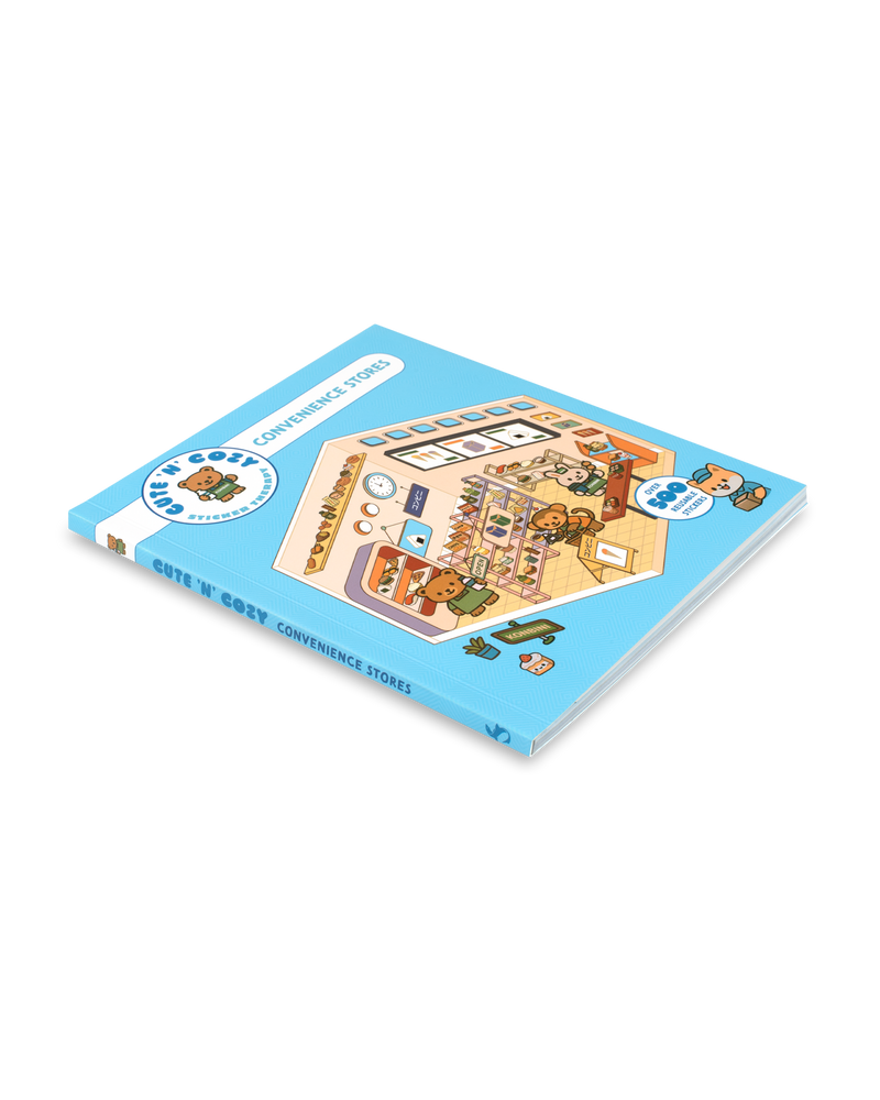 Cute 'n' Cozy Sticker Therapy: Convenience Stores (Cute 'n' Cozy Sticker Therapy Series)