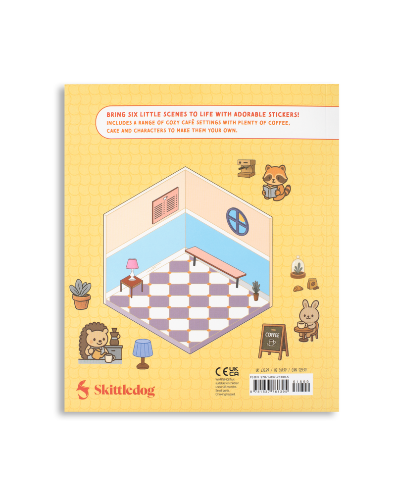 Cute 'n' Cozy Sticker Therapy: Coffee Shops (Cute 'n' Cozy Sticker Therapy Series)